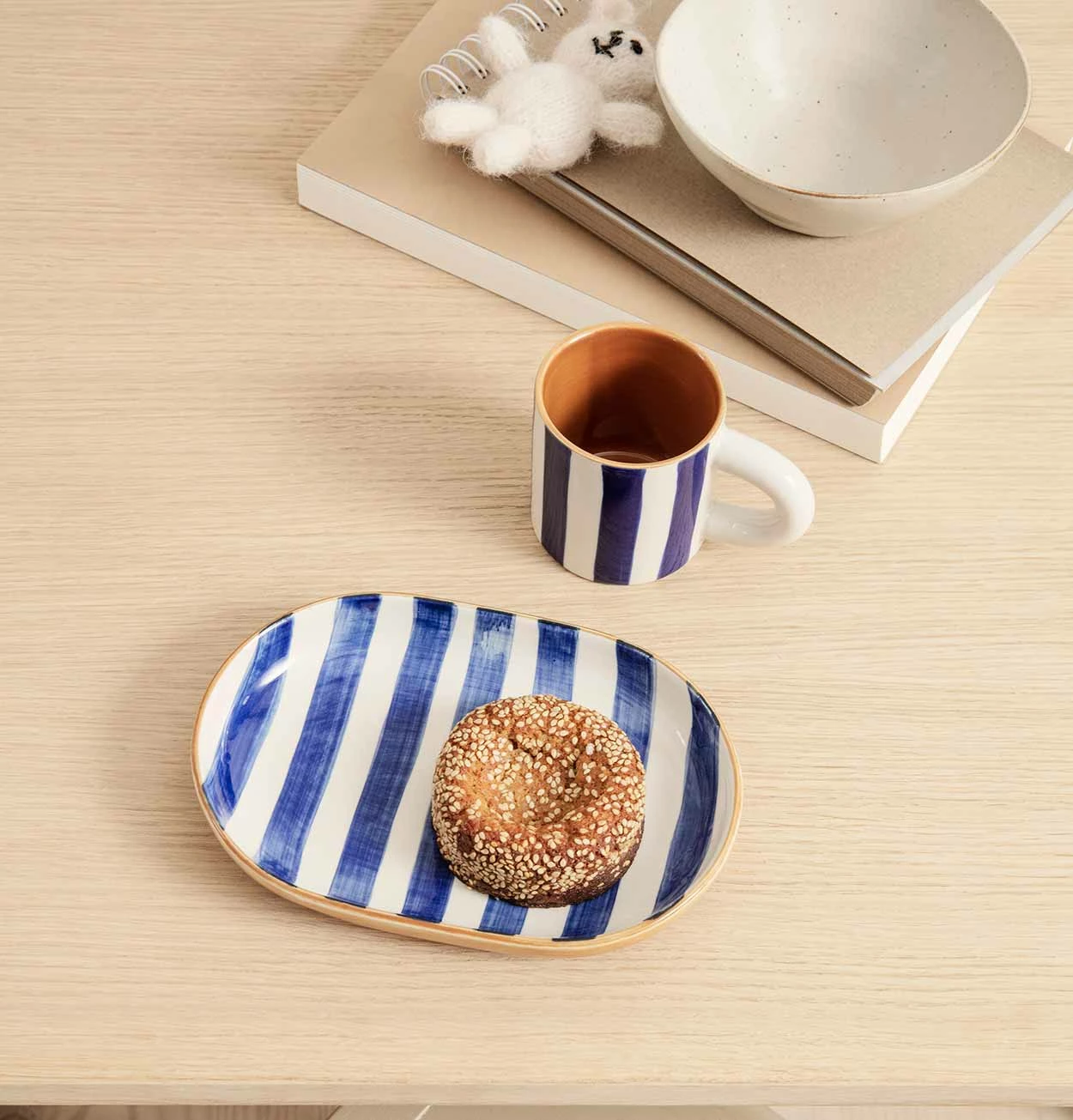 Ferm LIVING Milu Snack Set In Blue - Image 2