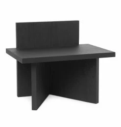 Ferm Living Oblique Stool – Black Stained Ash