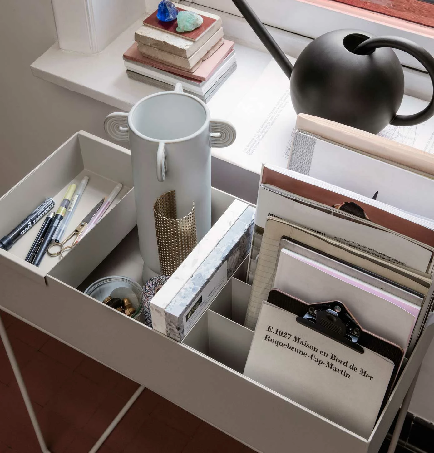 Ferm Living Plant Box Divider – Light Grey - Image 2