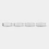 Ferm LIVING Ripple Serving Bowls – Set Of 4 – Clear