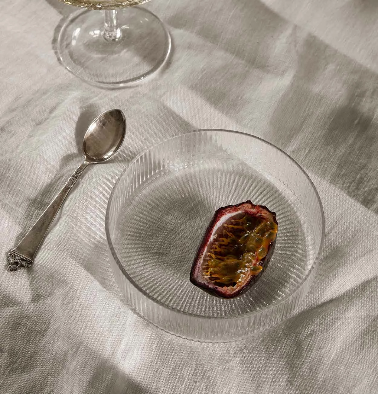 Ferm LIVING Ripple Serving Bowls – Set Of 4 – Clear - Image 2