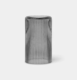 Ferm LIVING Ripple Lid In Smoked Grey