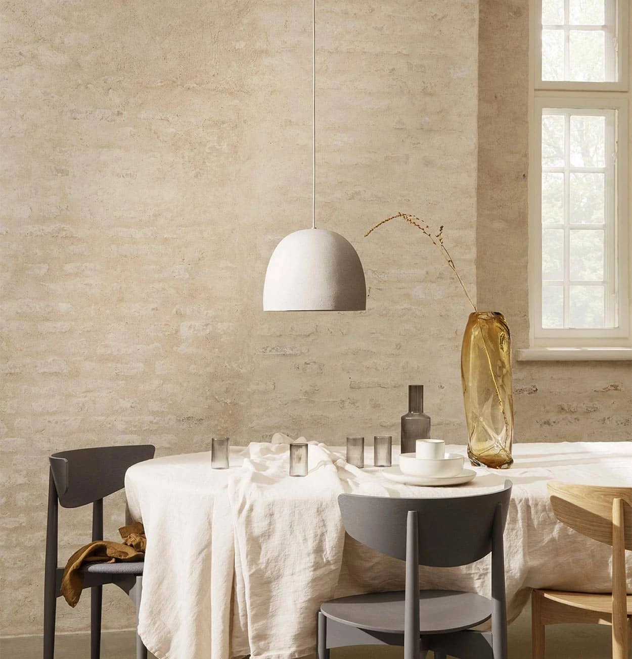 Ferm Living Ripple Verrines β Set Of 4 β Smoked Grey - Image 2