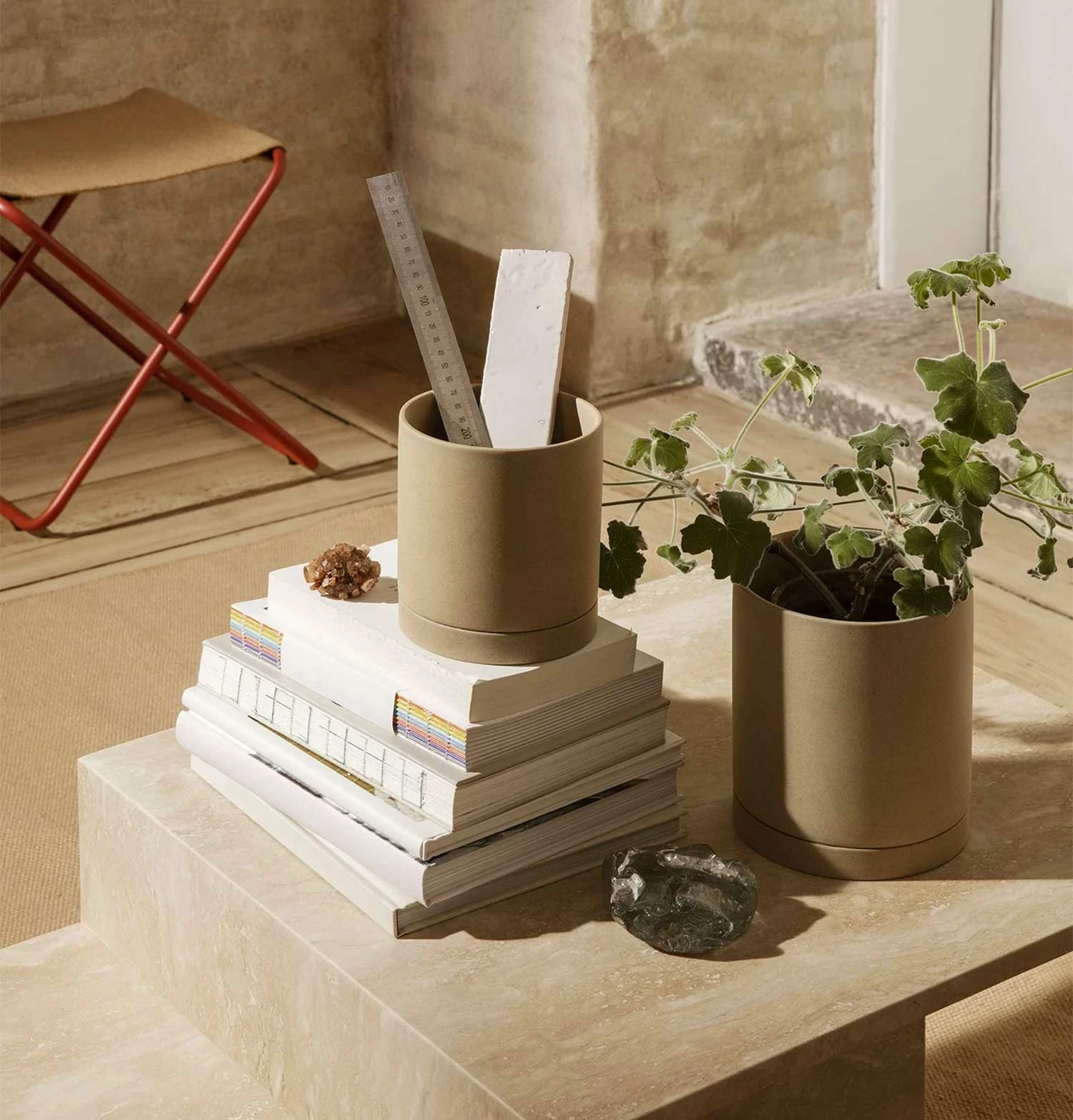 Ferm Living Sekki Pot β Large β Sand - Image 2