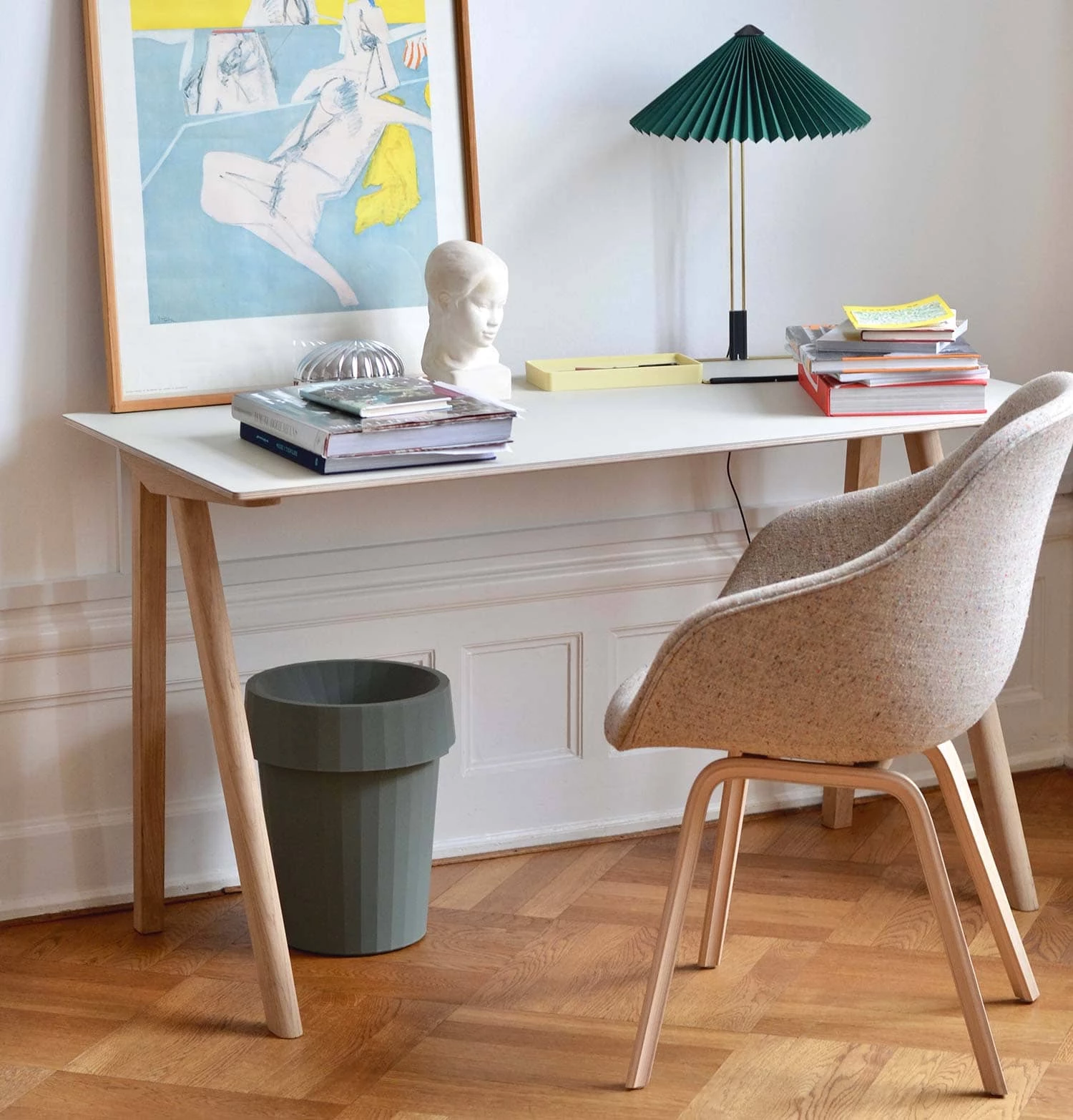 HAY Shade Bin In Dusty Green - Image 2