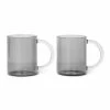 Ferm Living Still Mug – Set Of 2 – Smoked Grey