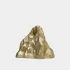 Ferm LIVING Small Stone Candle Holder In Brass