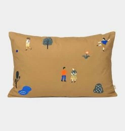 Ferm LIVING The Park Cushion In Sugar Kelp