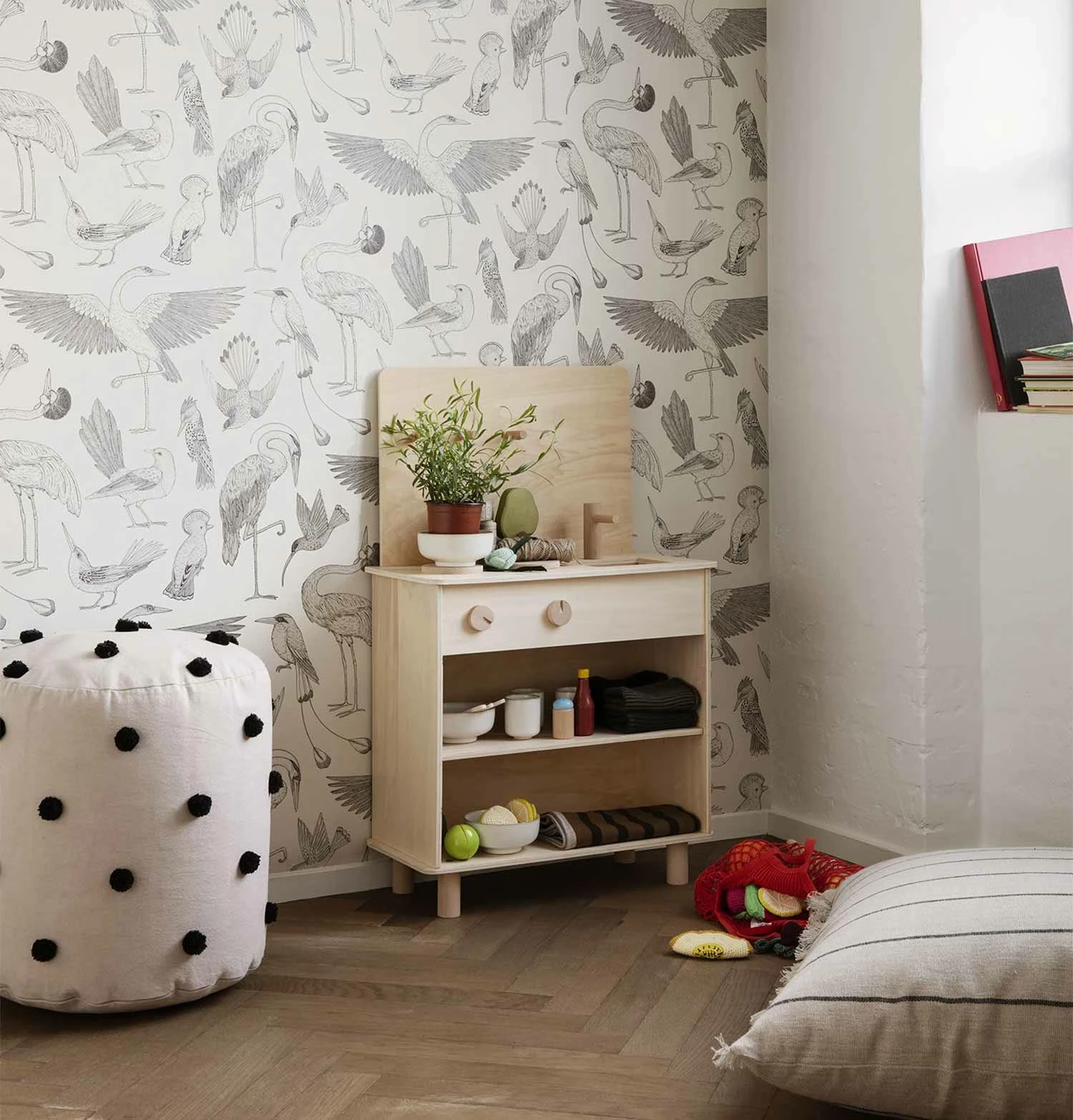 Ferm Living Dot Tufted Pouf β Sand - Image 2