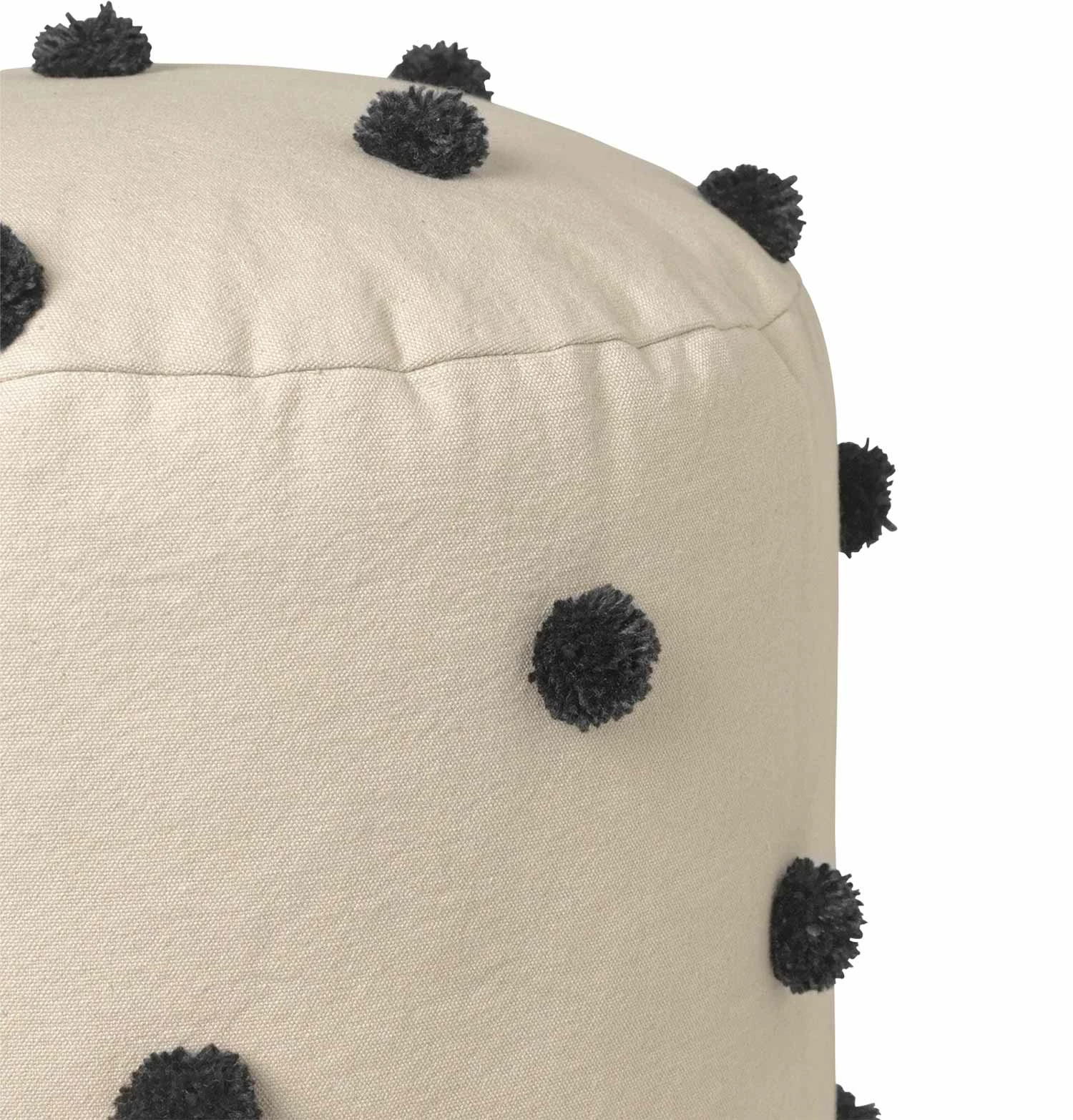 Ferm Living Dot Tufted Pouf β Sand - Image 3