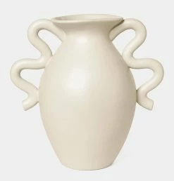 Ferm LIVING Verso Table Vase In Cream