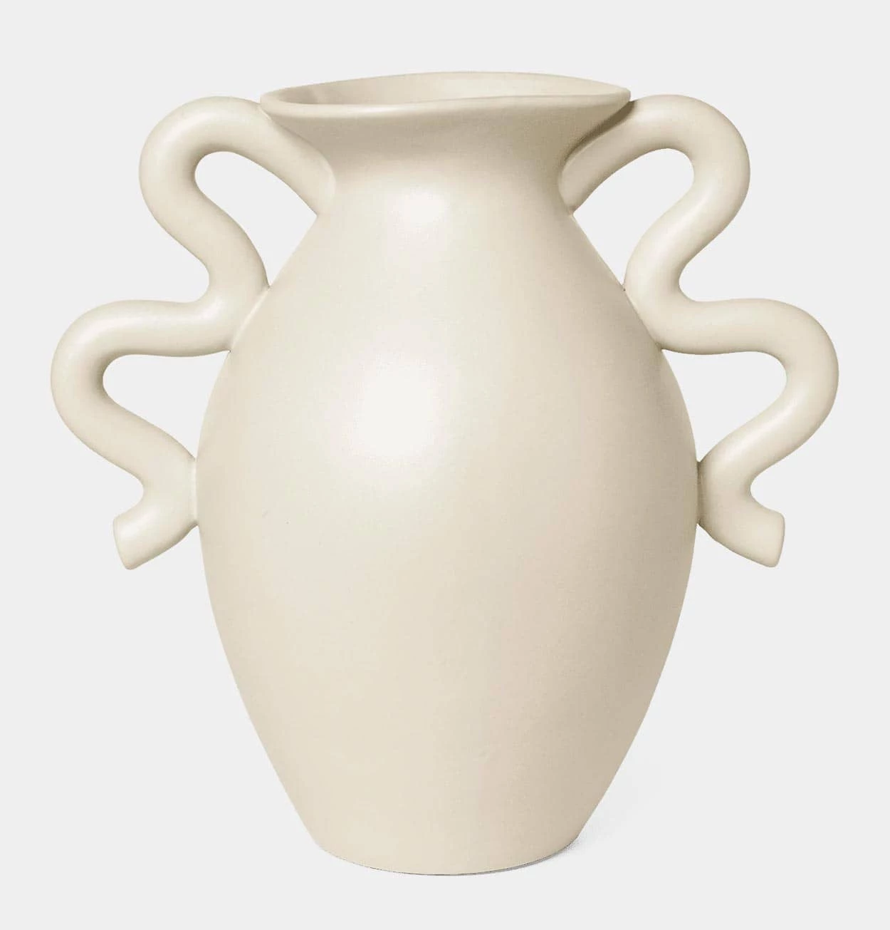 Ferm LIVING Verso Table Vase In Cream