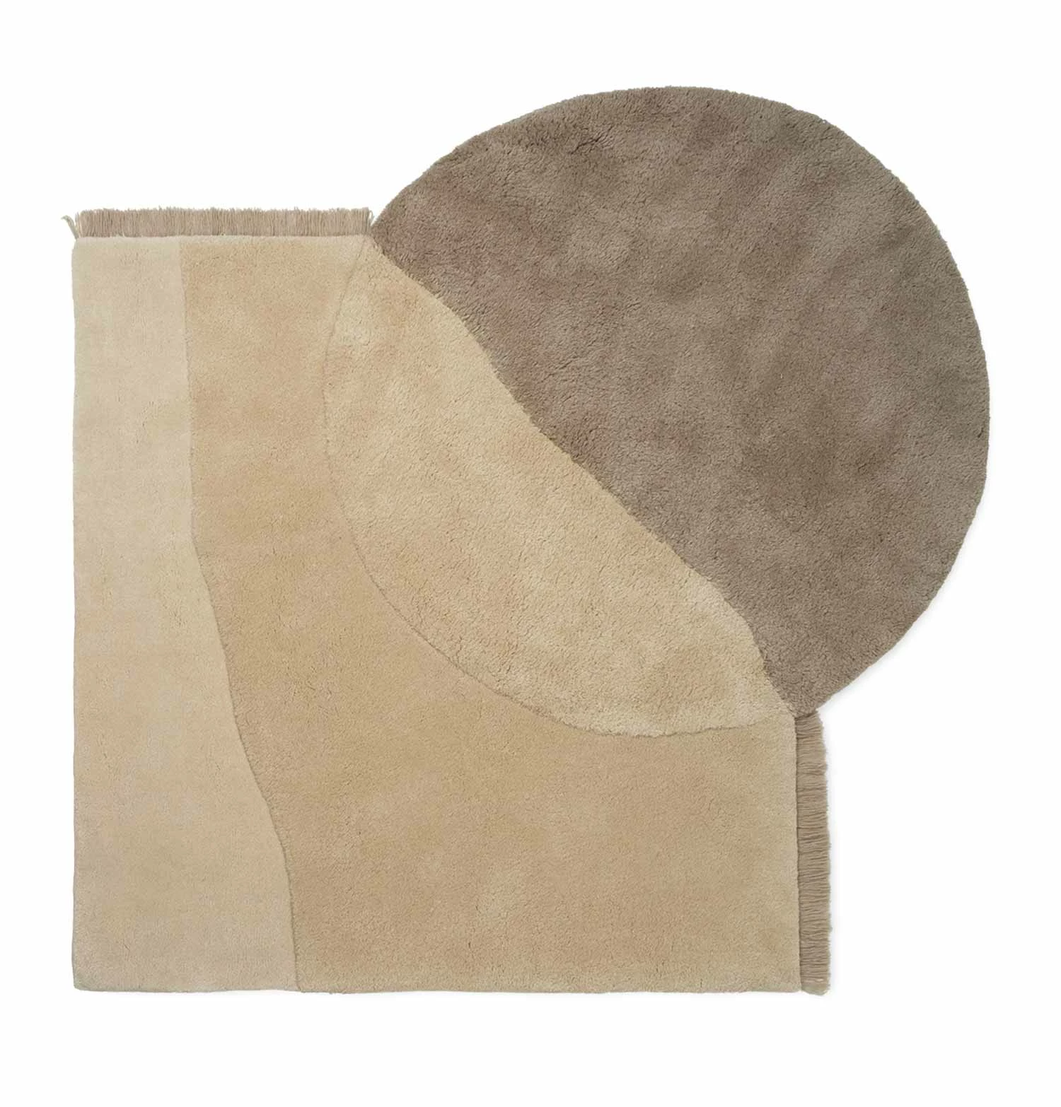 Ferm Living View Tufted Rug In Beige