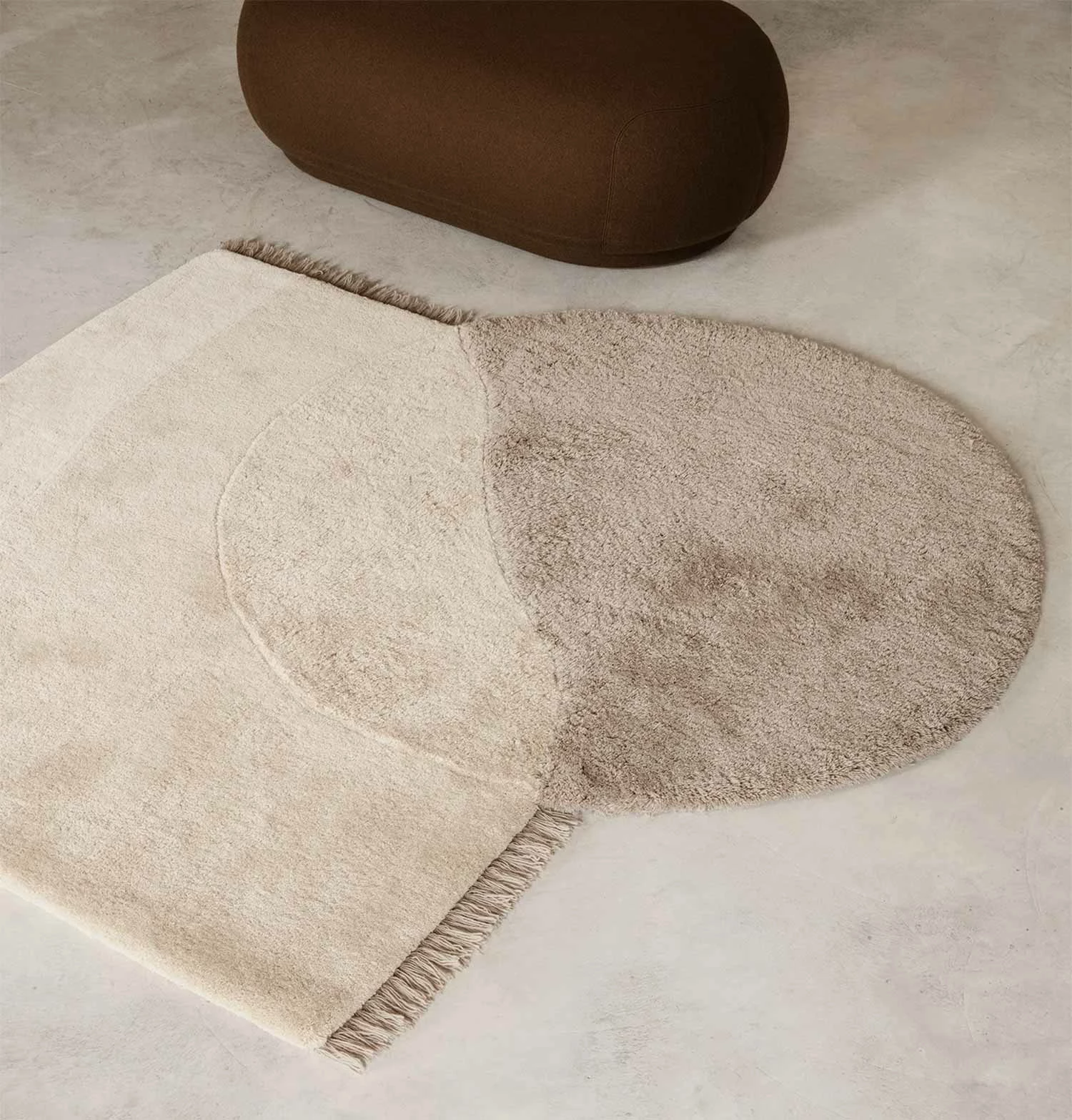 Ferm Living View Tufted Rug In Beige - Image 2