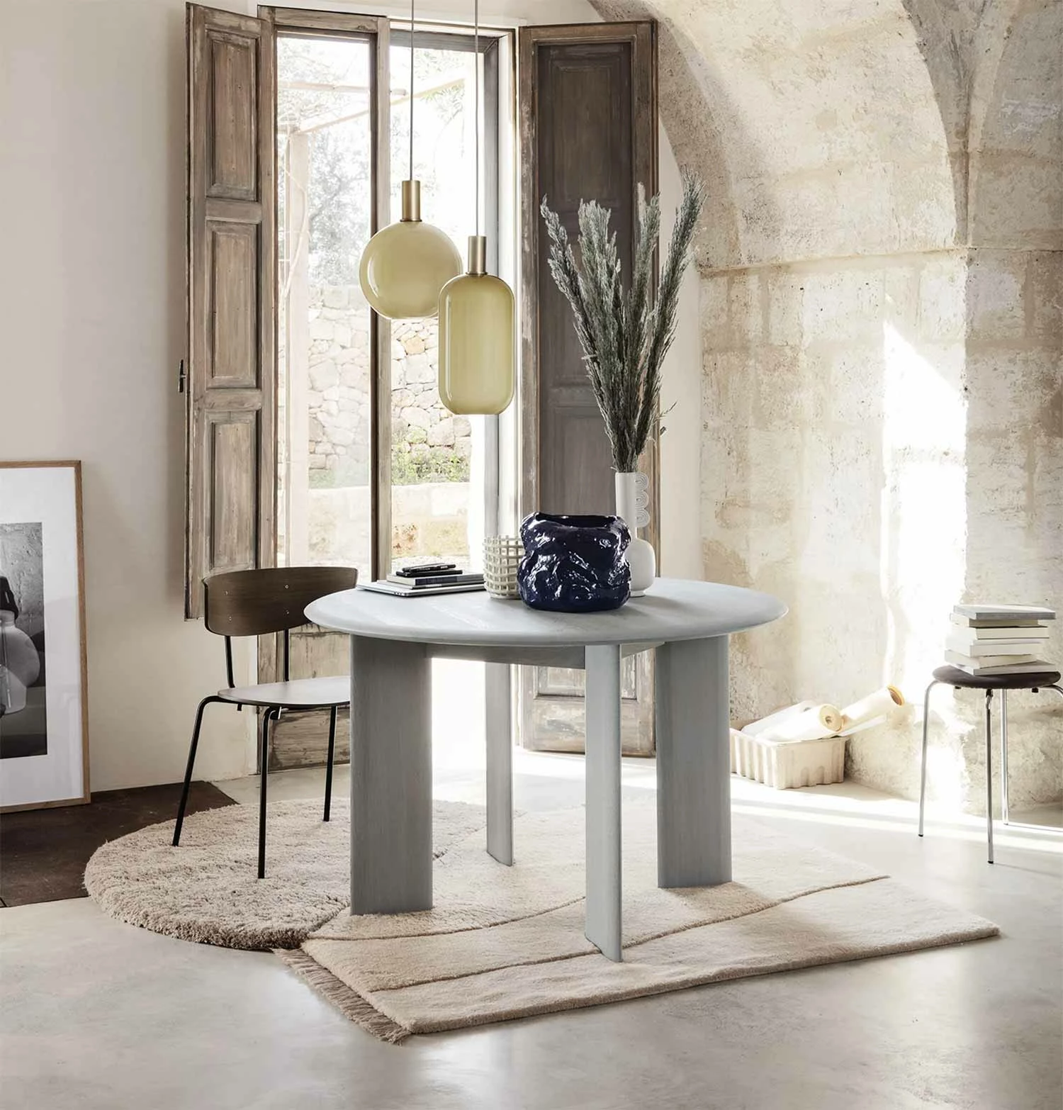 Ferm Living View Tufted Rug In Beige - Image 3