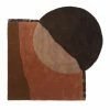 Ferm Living View Tufted Rug – Red Brown