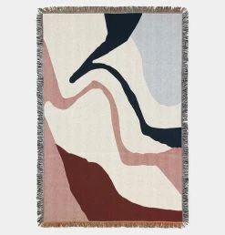 Ferm LIVING Vista Blanket In Off White