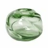 Ferm Living Water Swirl Vase – Round – Clear
