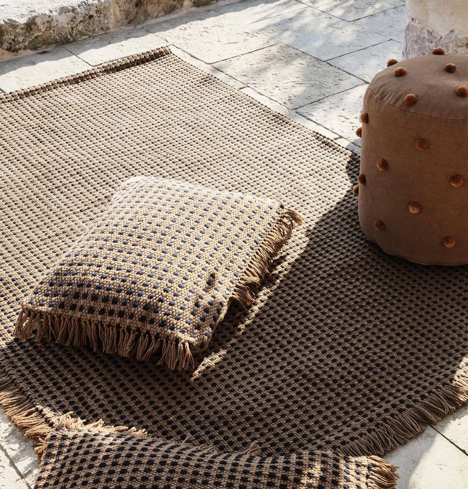 Ferm Living Way Cushion In Sugar Kelp - Image 3