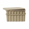 Ferm Living Large Paper Pulp Box – Set Of 2