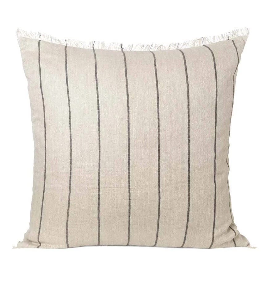 Ferm Living Calm Cushion – Camel/Black – 80 X 80 Cm