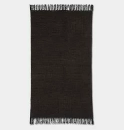 Ferm Living Melange Rug In Chocolate