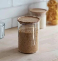 Garden Trading Audley Glass Storage Jar – Medium