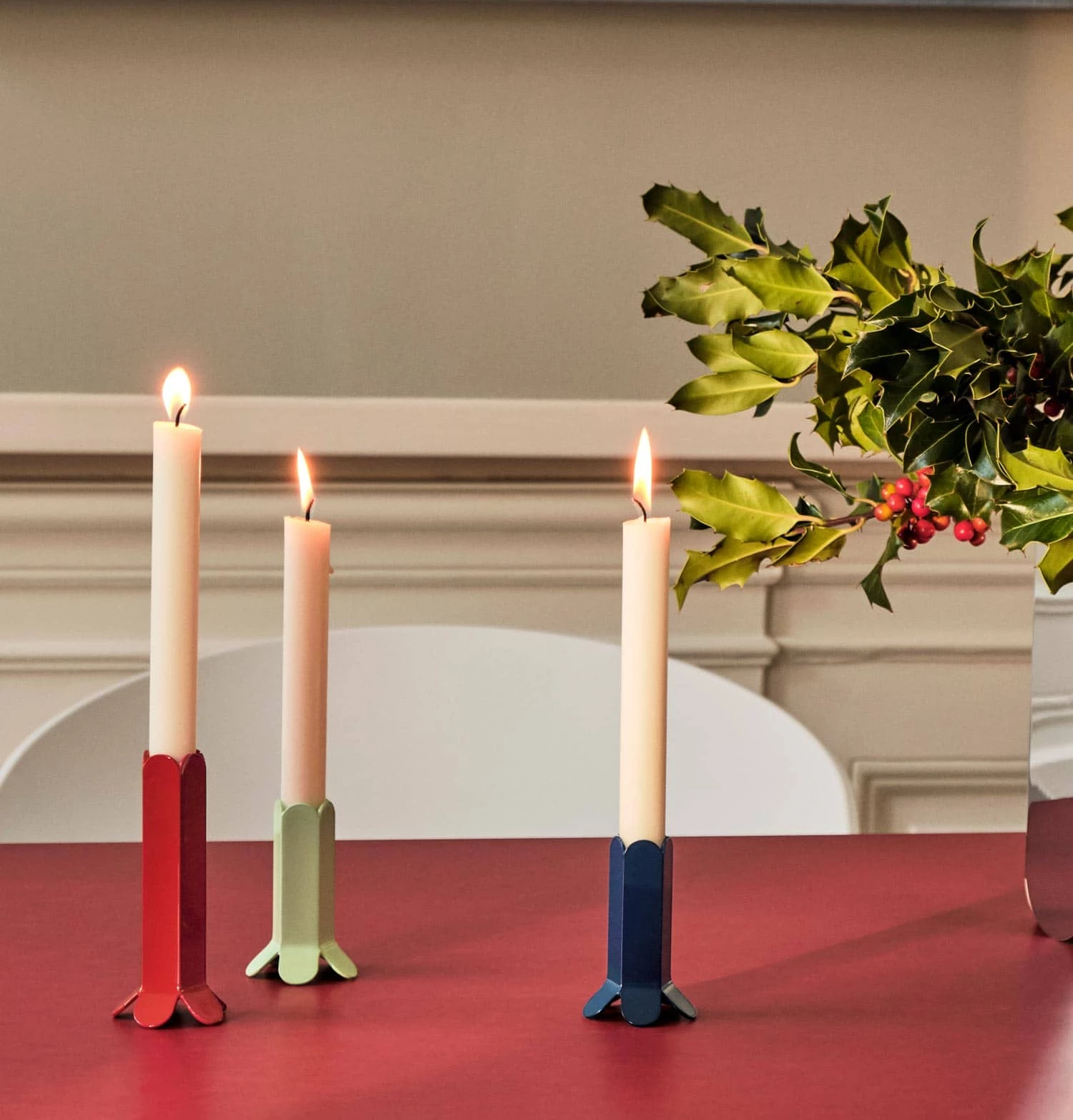 HAY Arcs Candleholder – Small – Mint - Image 2