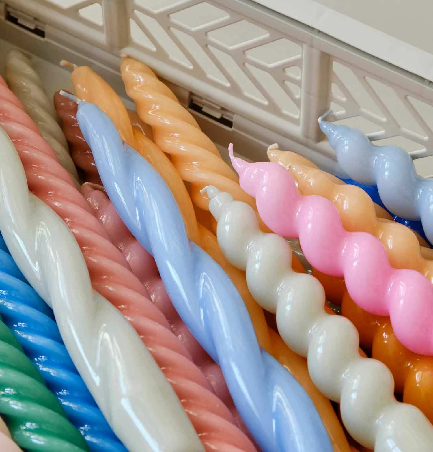 HAY Candle β Twist β Dark Peach - Image 2