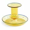 HAY Flare Candle Holder In Yellow