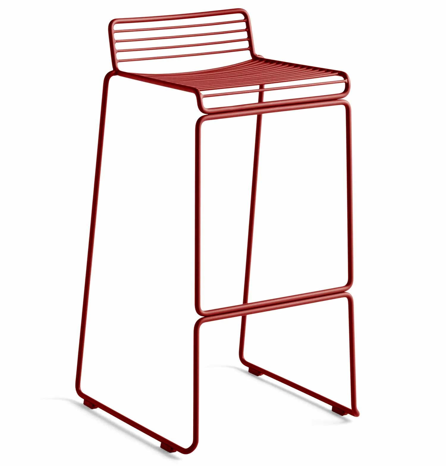 HAY Hee Bar Stool – High – Rust