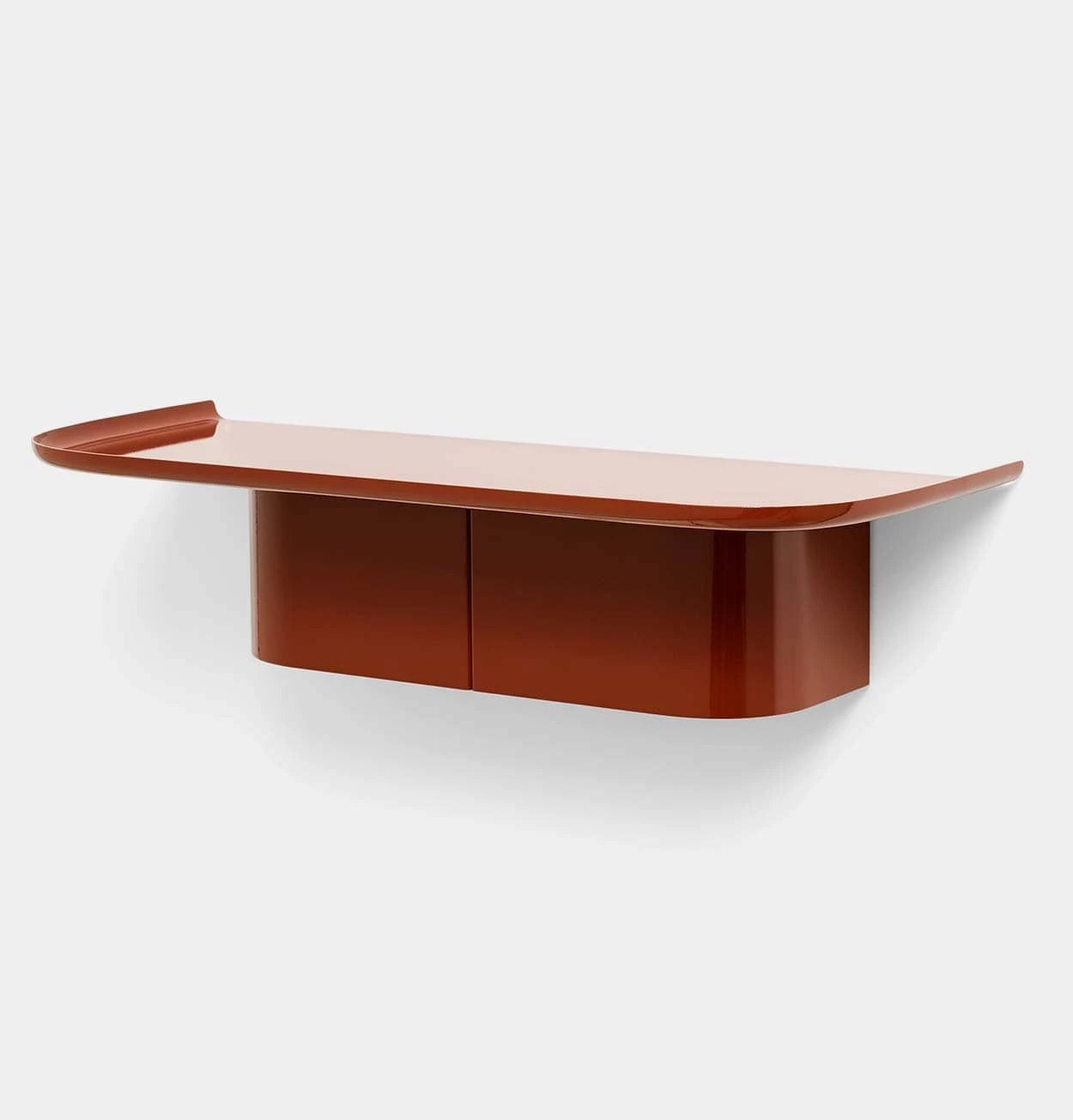 HAY Korpus Shelf In Brick Red β Medium