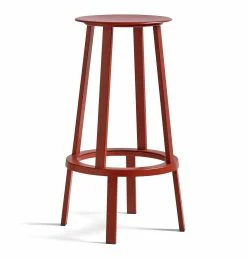 HAY Revolver Bar Stool – High – Red