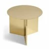 HAY Slit Table – Round – Brass