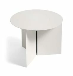 HAY Slit Table – Round – White