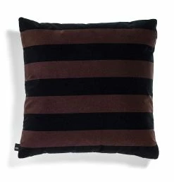 HAY Soft Stripe Cushion – 50 X 50 Cm – Burgundy