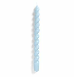 HAY Candle – Spiral Long – Light Blue