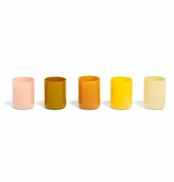 HAY Spot Votive – Set Of 5 – Yellow