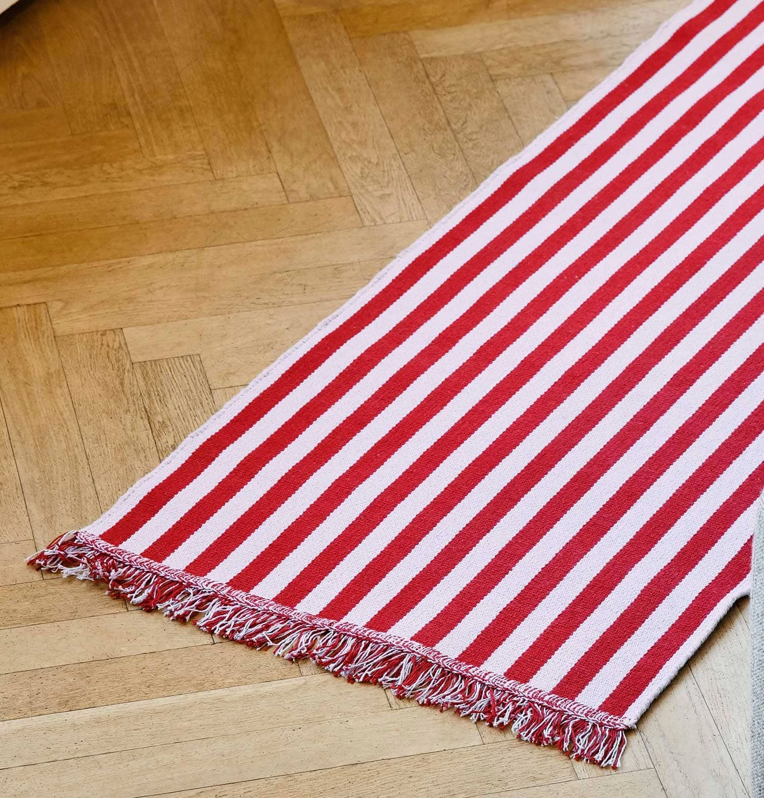 HAY Stripes And Stripes Rug β Raspberry Ripple β 200 X 60 Cm - Image 2
