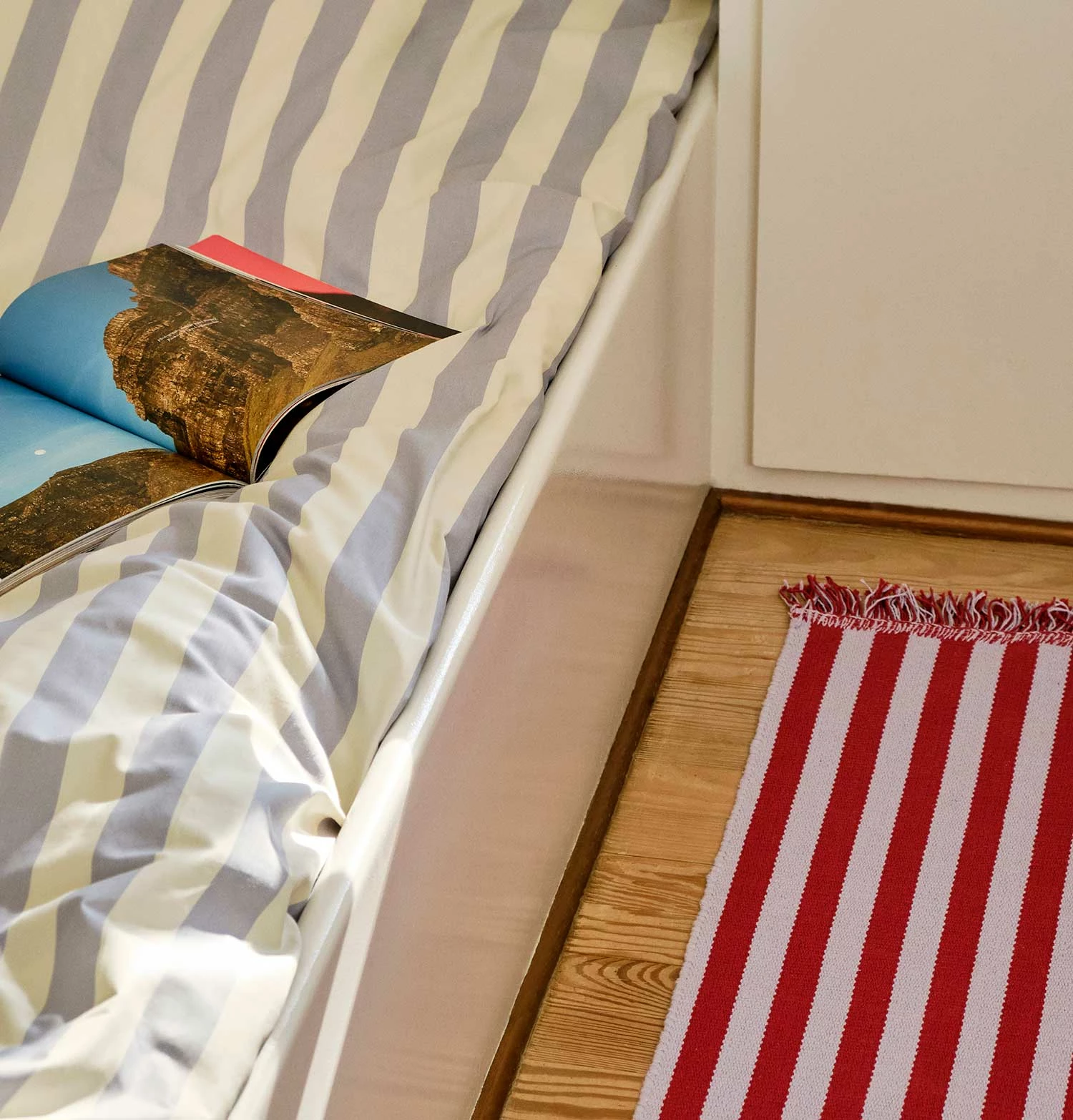 HAY Stripes And Stripes Rug β Raspberry Ripple β 200 X 60 Cm - Image 3