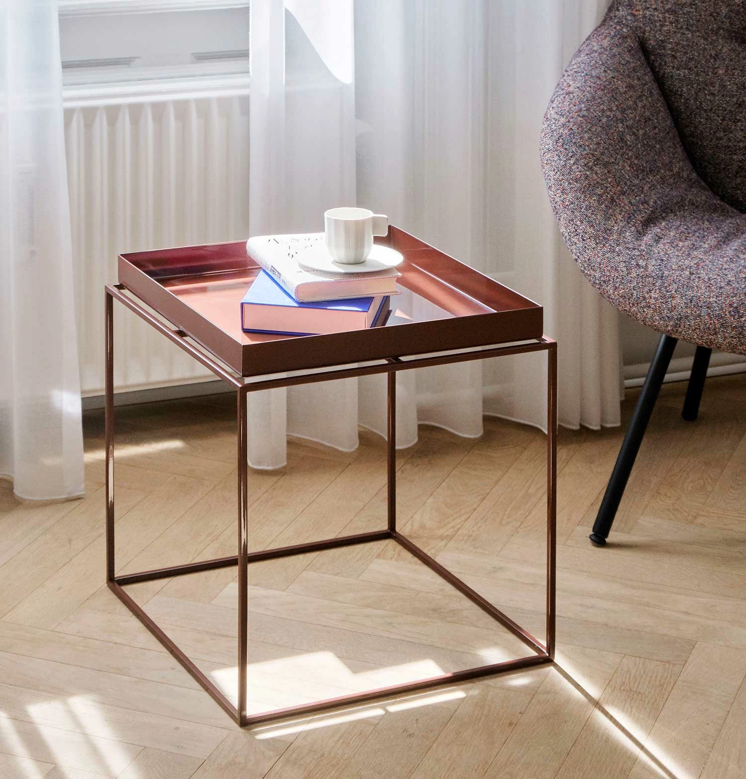 HAY Tray Table – Medium – Chocolate High - Image 2