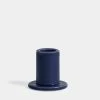 HAY Tube Candleholder – Small – Midnight Blue