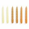HAY Candle – Set Of 6 – Twist – Citrus, Light Caramel, Tangerine