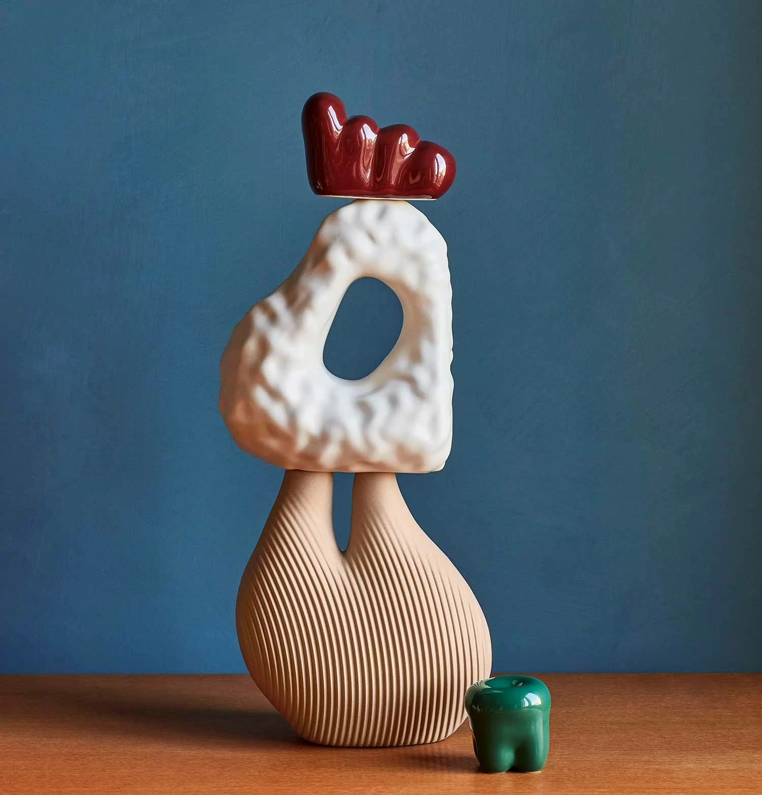 Hay W&S Sculpture β Moguls β Burgundy - Image 2