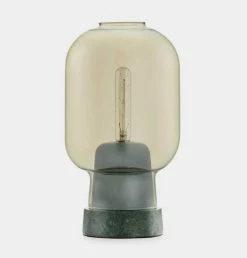 Normann Copenhagen Amp Table Lamp In Gold And Green