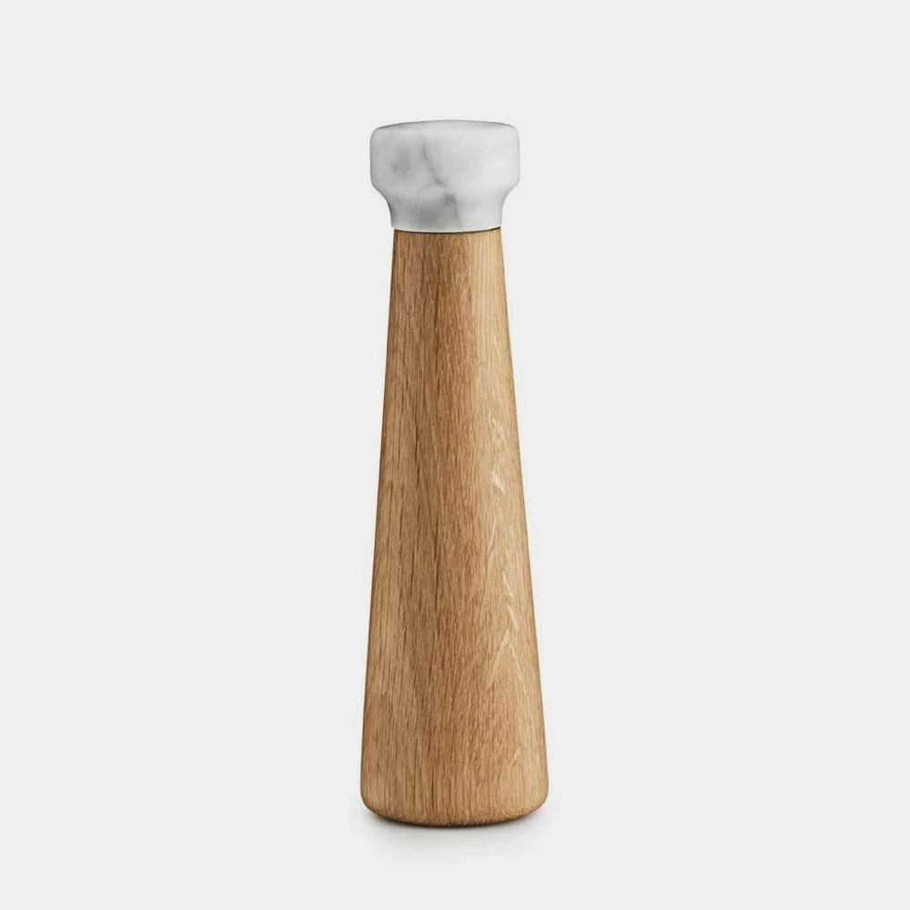 Normann Copenhagen Craft Pepper Mill โ Large โ Oak/White