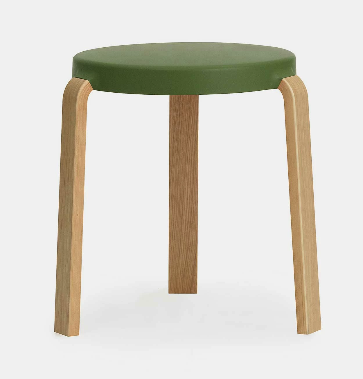 Normann Copenhagen Tap Stool β Oak β Olive
