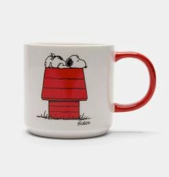 Peanuts Allergic To Mornings Mug