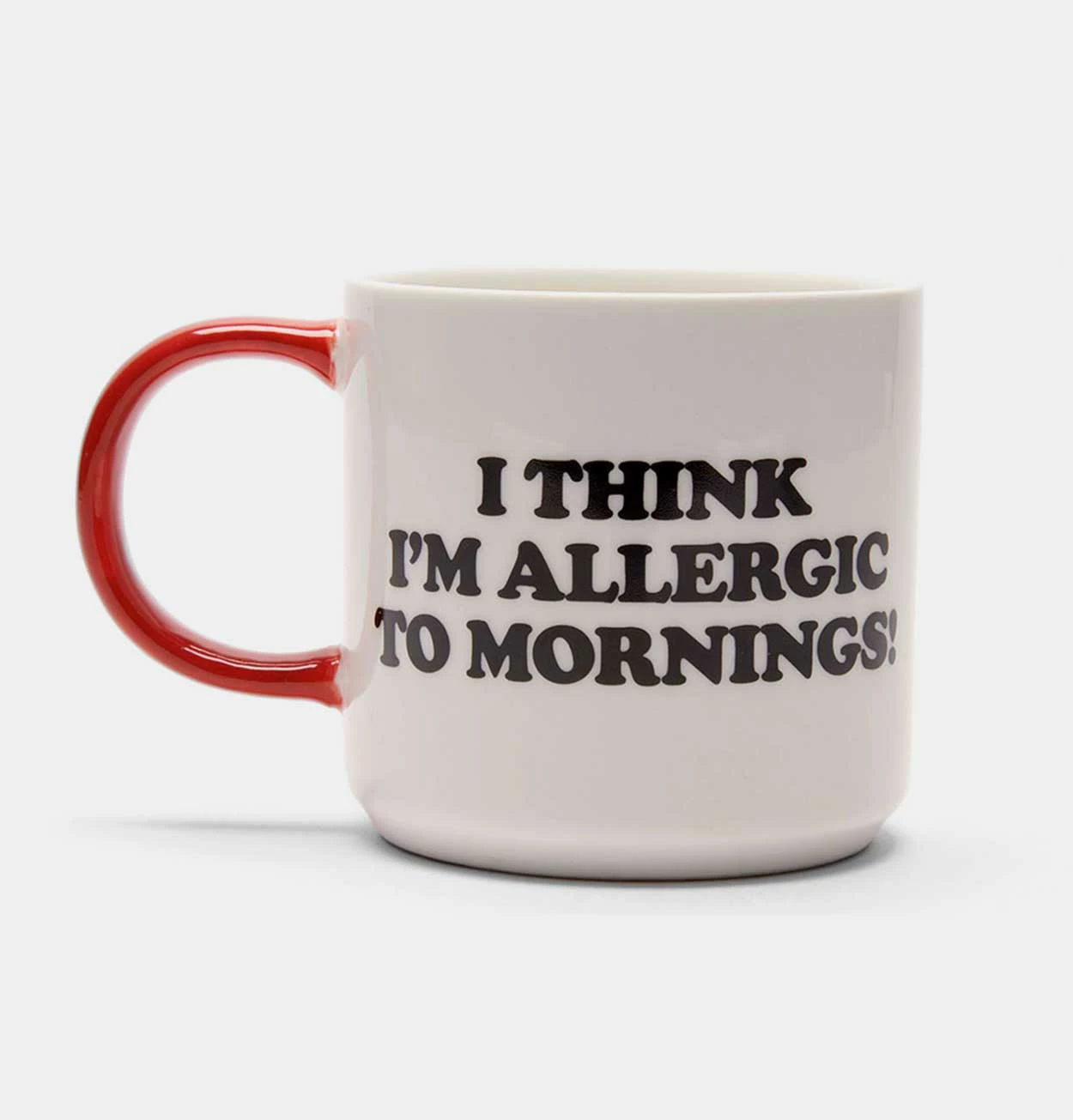 Peanuts Allergic To Mornings Mug - Image 2