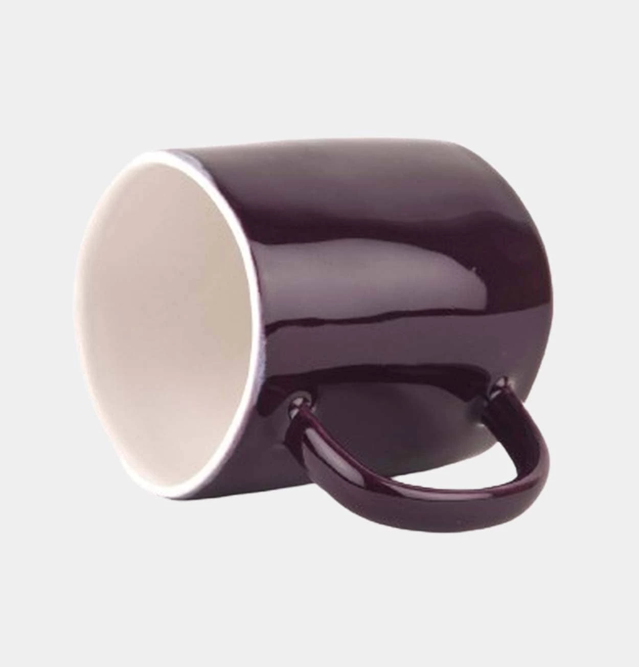 Quail's Egg Stoneware Espresso Cup In Aubergine - Image 2